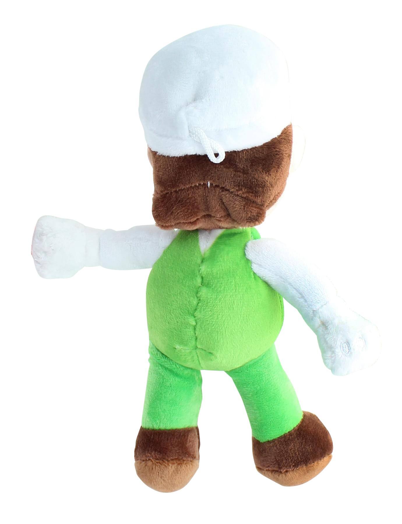 Alt View 10. Chucks Toys - Super Mario 8.5 Inch Character Plush | Fire Luigi - Green.