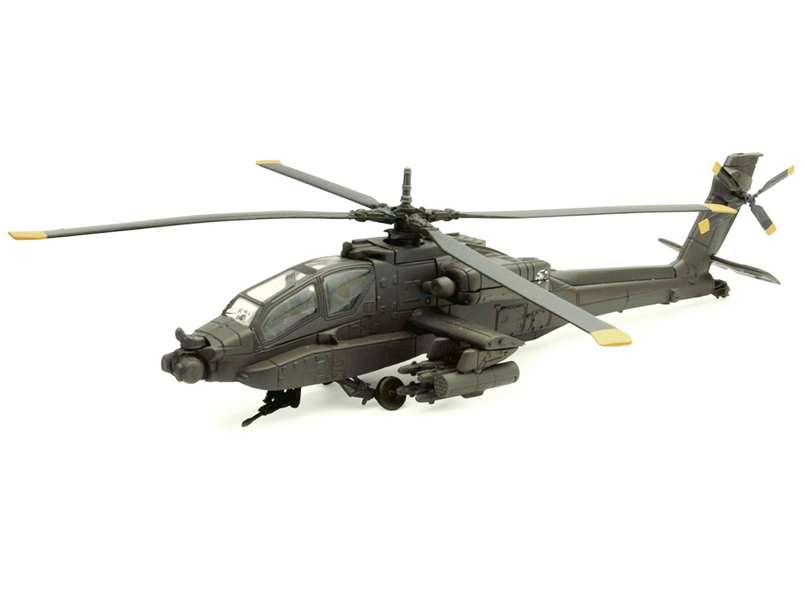 Alt View 1. New Ray - Boeing AH-64 Apache Attack Helicopter Olive Drab "United States Army" "Military Mission" Series 1/55 Model by New Ray.