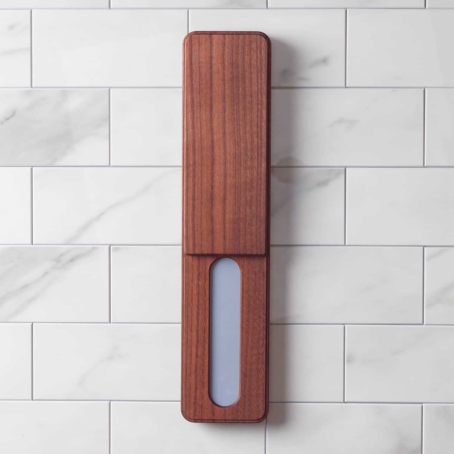 Seattle Ultrasonics - Wireless Charging Tile - Brown (Natural Mahongany)