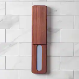 Seattle Ultrasonics - Wireless Charging Tile - Brown (Natural Mahongany)