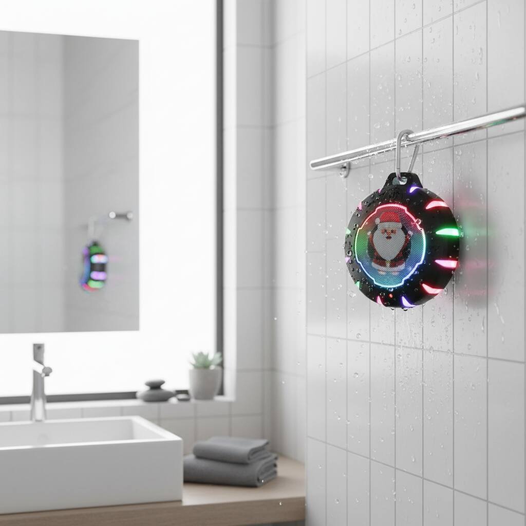 Alt View 1. Dazzed Corner - Waterproof Bluetooth Shower Speaker, Durable HD Sound - Black.