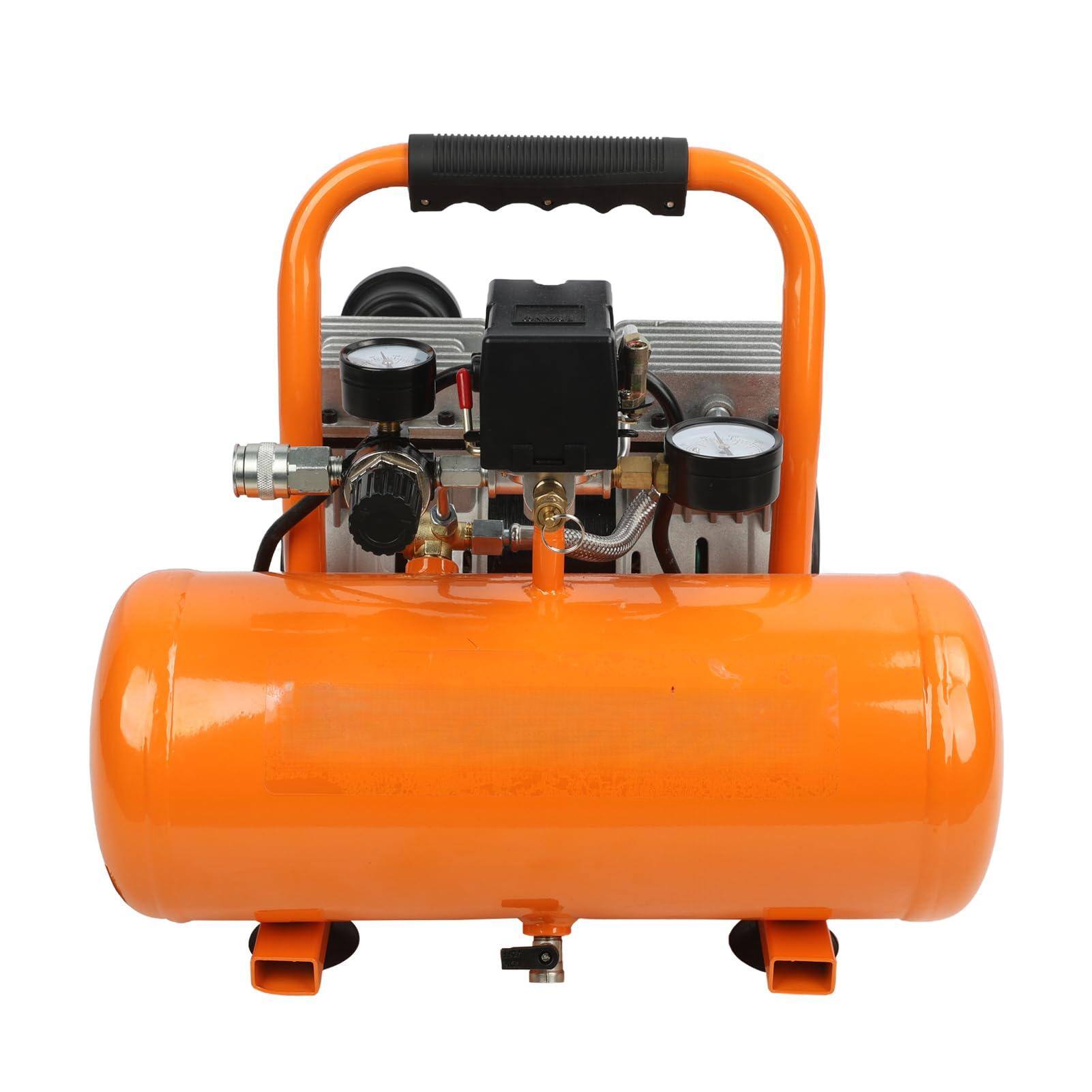 JETRANSPORT - Air Compressor 2 Gallon Oil-free Portable 120v 1hp 2.2 Cfm @ 90 Psi Max 125 65db Ultra Quiet For Tire Infla - Default