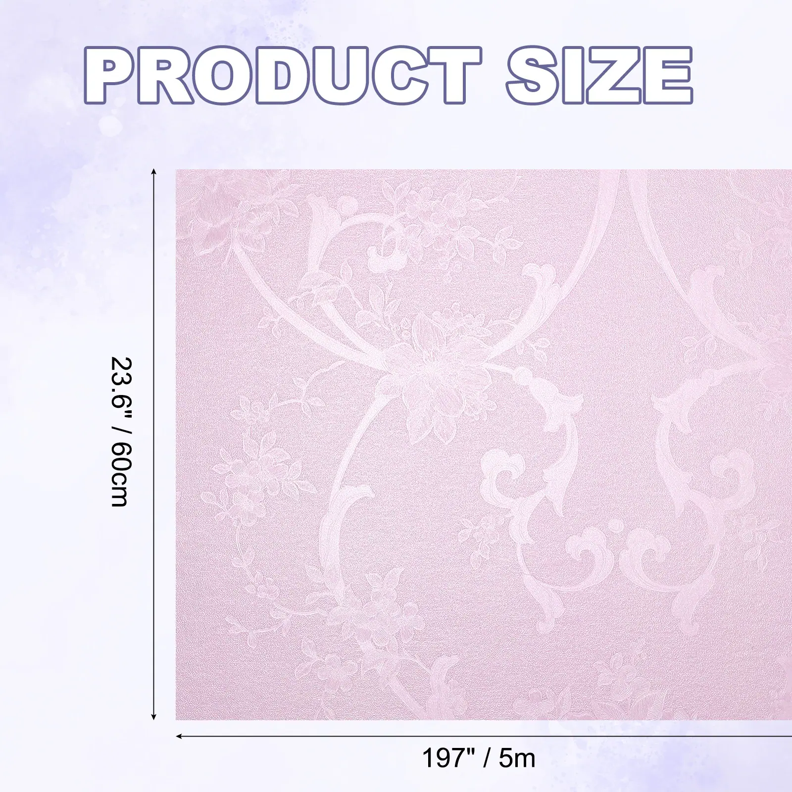PRODUCT SIZE  
23.6" / 60cm  
197" / 5m