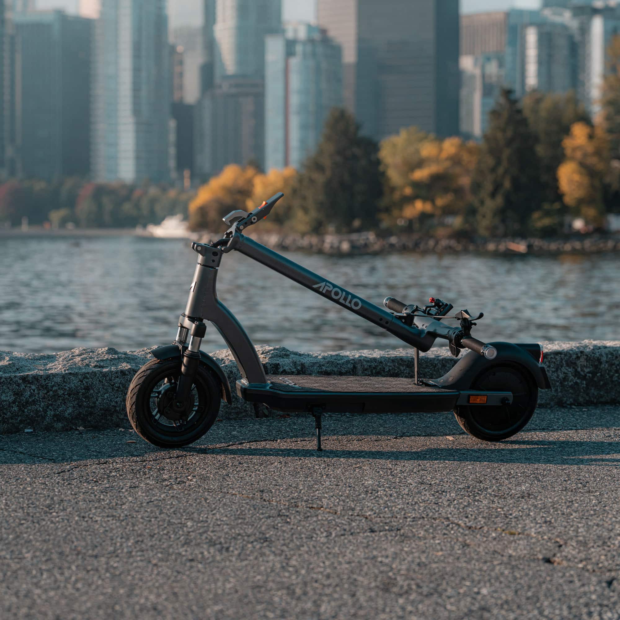 Alt View Zoom 17. Apollo - Air 2024 Premium Electric Scooter w/43 mi Max Range & 21 mph Max Speed - Space Gray.