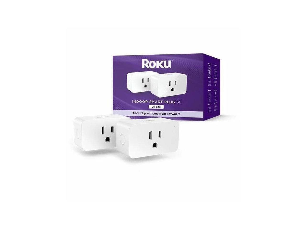 Roku INDOOR SMART PLUG SE 2 Pack  
Control your home from anywhere