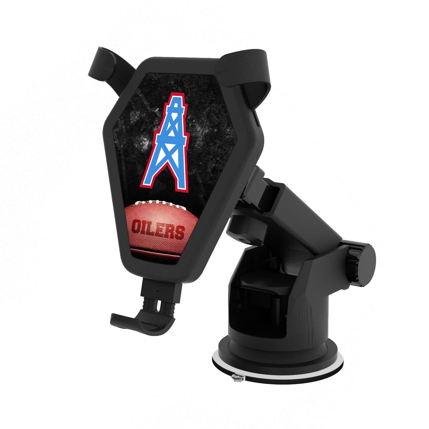Keyscaper - Houston Oilers 10-Watt Legendary Design Wireless Car Charger - Multicolor