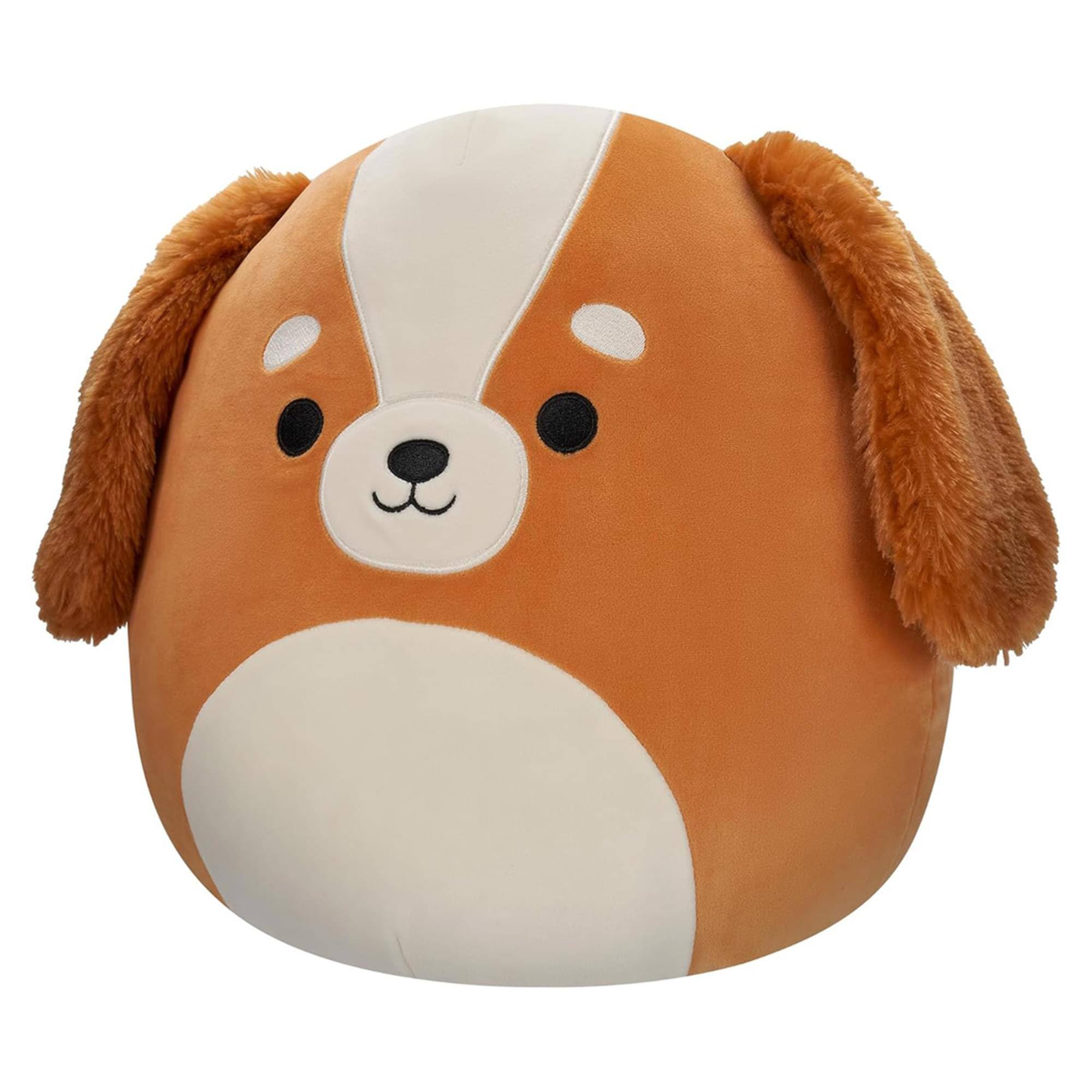 Alt View 1. Kellytoy - Squishmallow 12 Inch Plush | Ysabel the Brown and White Spaniel.