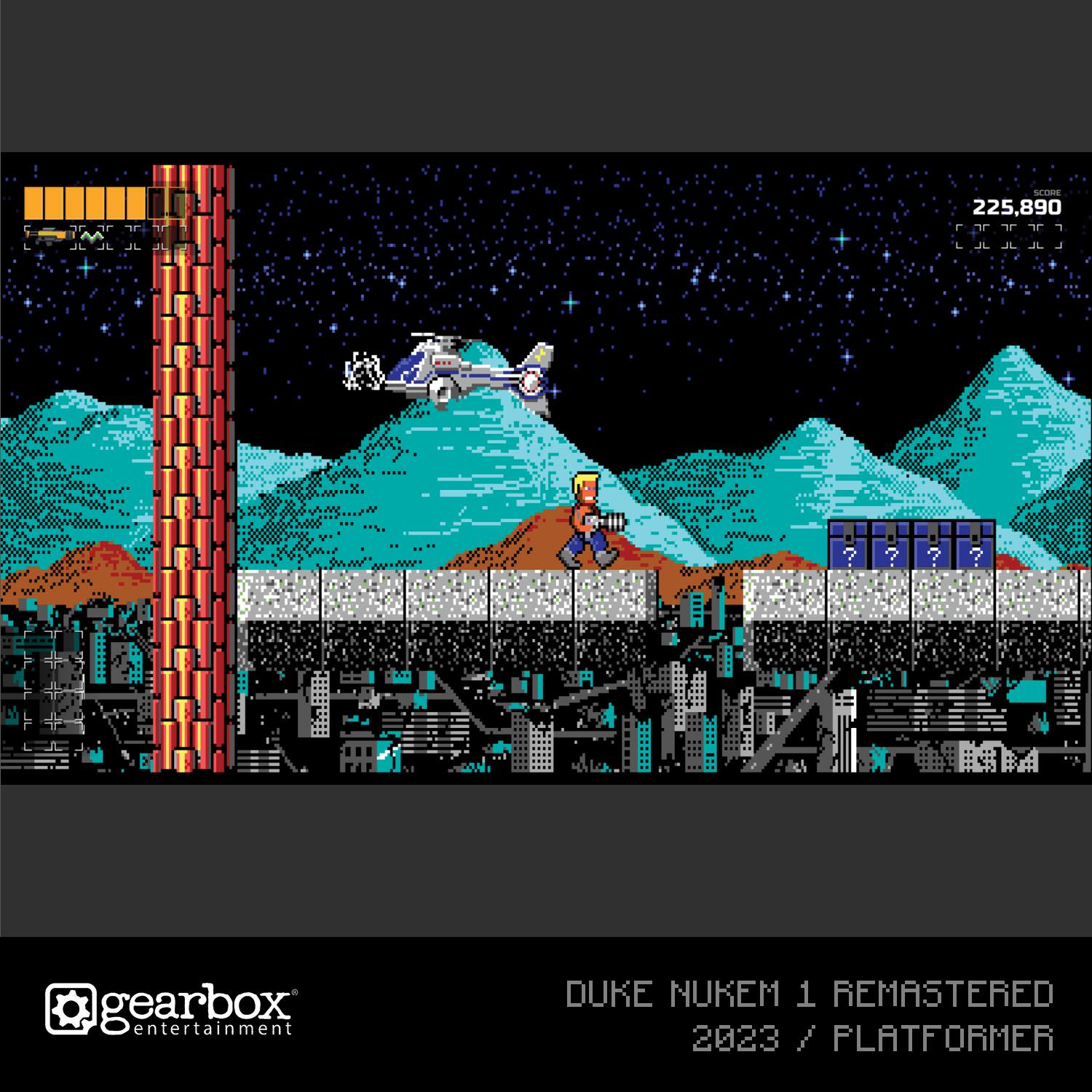 adidan 225,890 FTTTa aF 1 T  
gearbox entertainment  
DUKE NUKEM 1 REMASTERED 2023 / PLATFORMER
