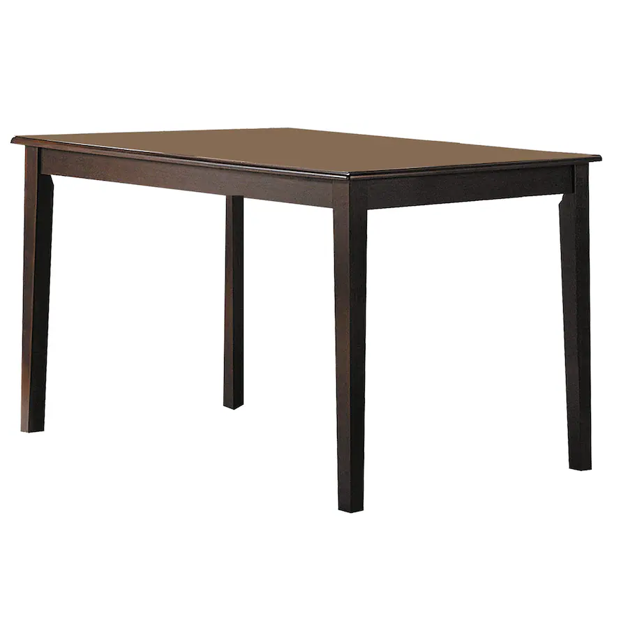 Manhattan Lane Wooden Dining Table With Tapered Legs Brown - Best Buy