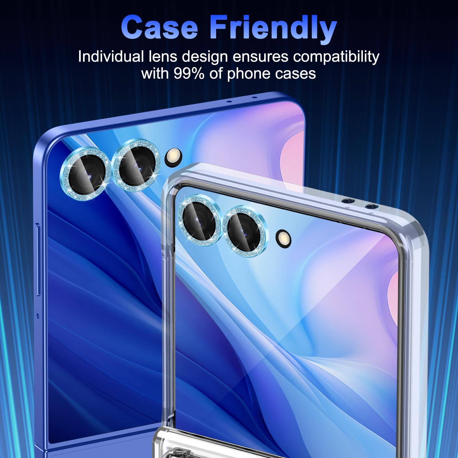 Case Friendly

Individual lens design ensures compatibility with 99% of phone cases