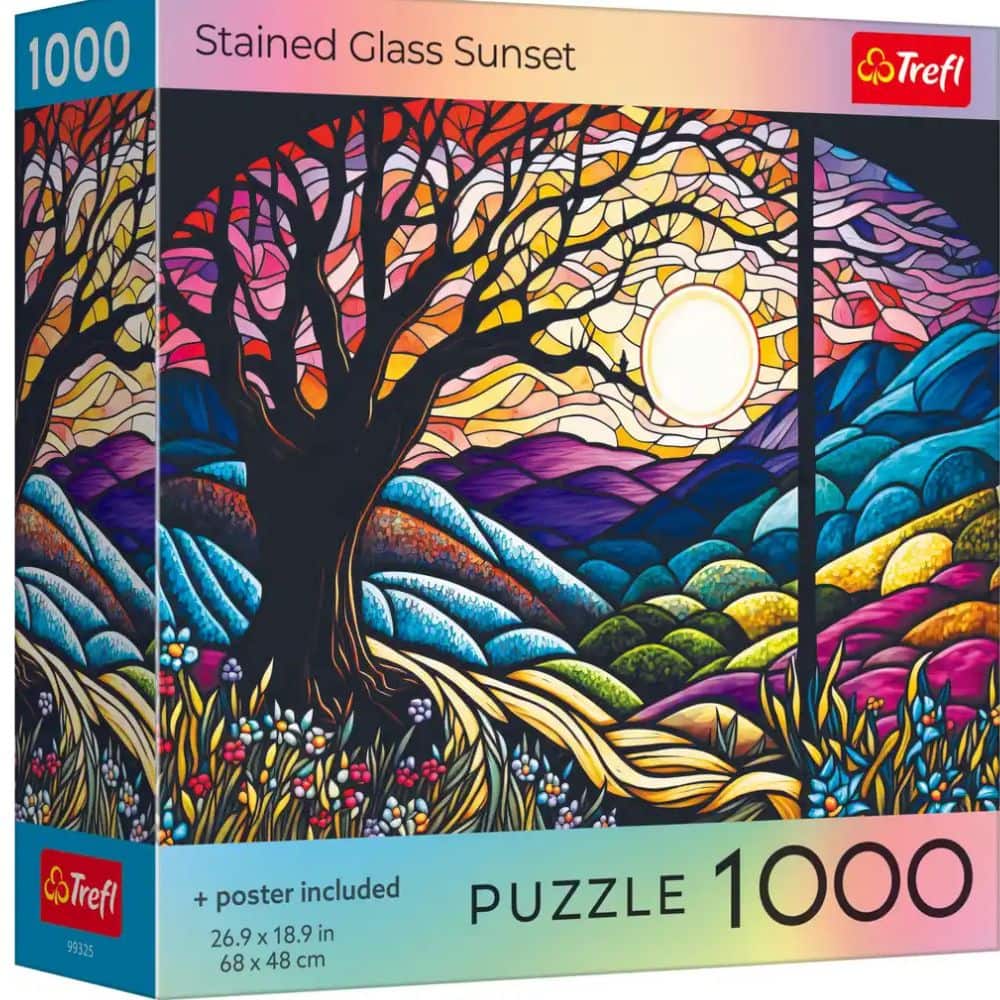 Trefl - 1000 Piece Puzzle - Stained Glass Sunset price history on PriceWatchPro