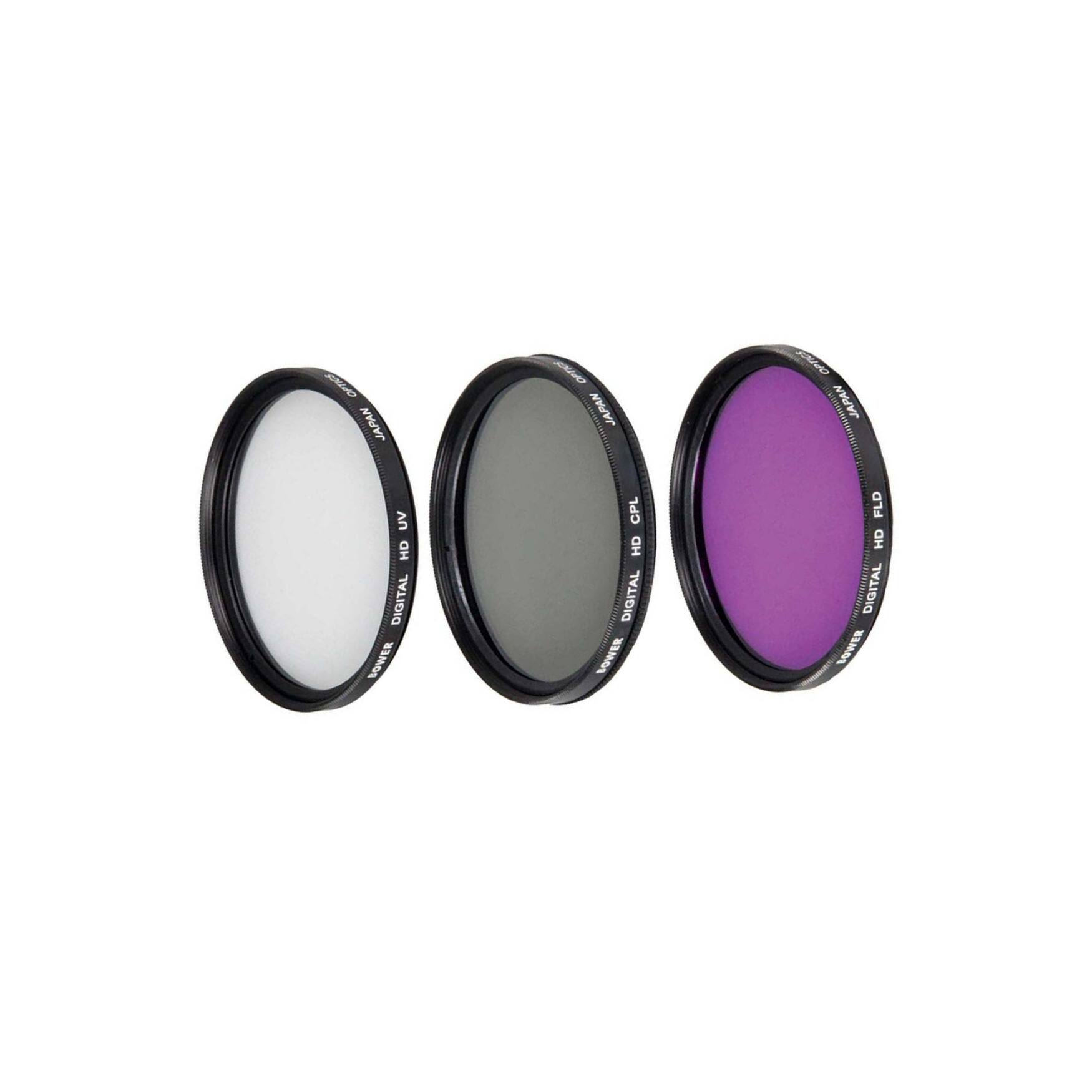 Bower - 62mm Digital Filter Kit with UV, Circular Polarizer, and FLD Filter price history on PriceWatchPro
