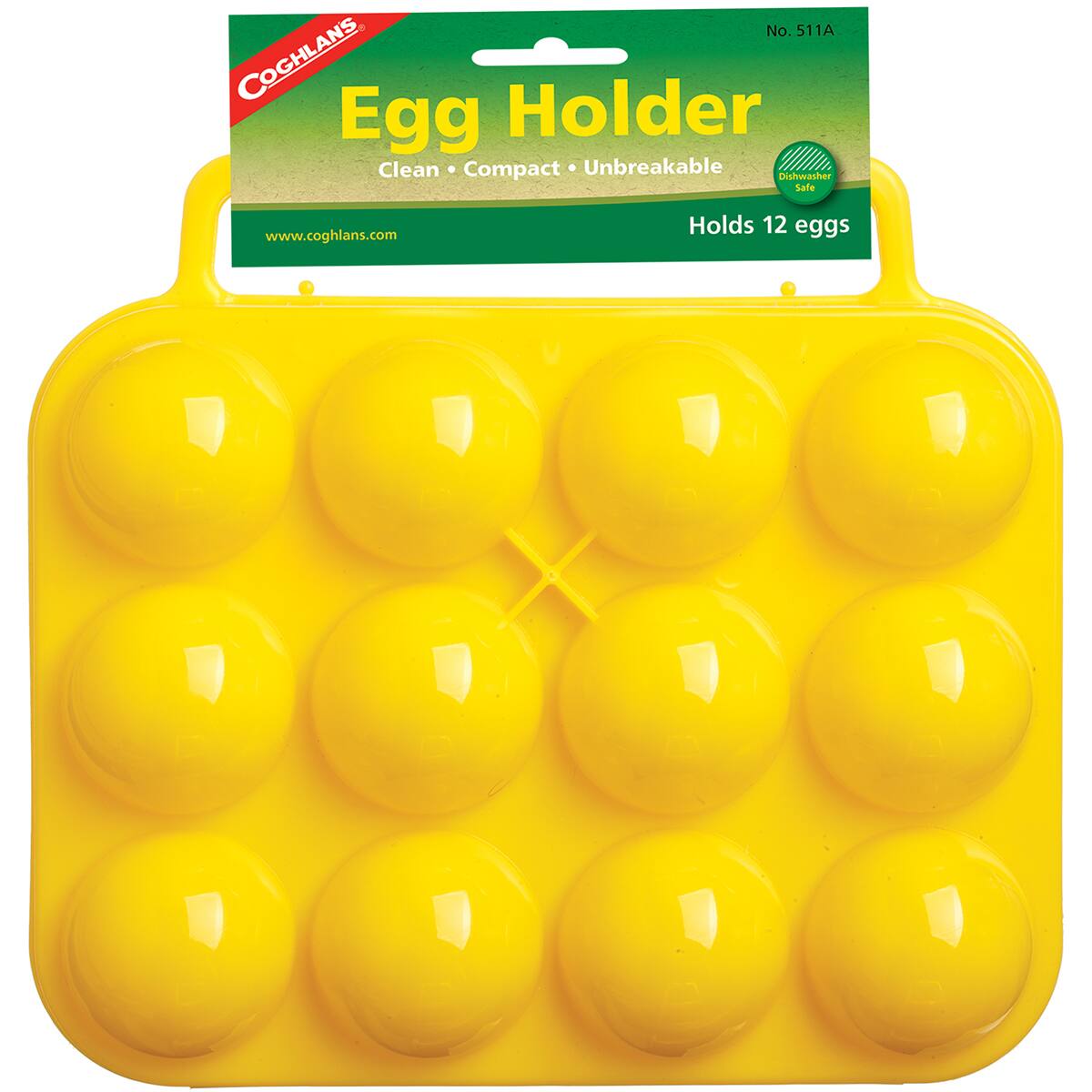 No. S11A COGHLANS Egg Holder Clean Compact Unbreakable Dishwasher Safe www.coghlans.com Holds 12 eggs
