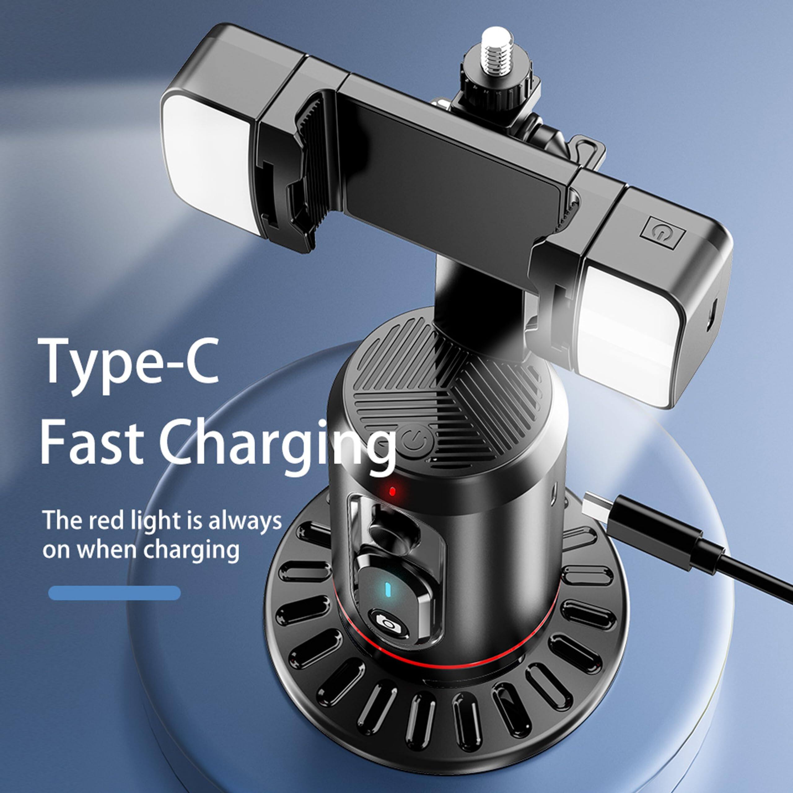 Type-C Fast Charging  
The red light is always on when charging