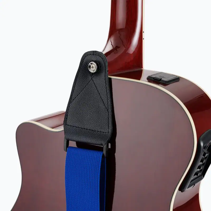 Left. On Stage Stands - On Stage GSA10 Guitar Strap - Black.