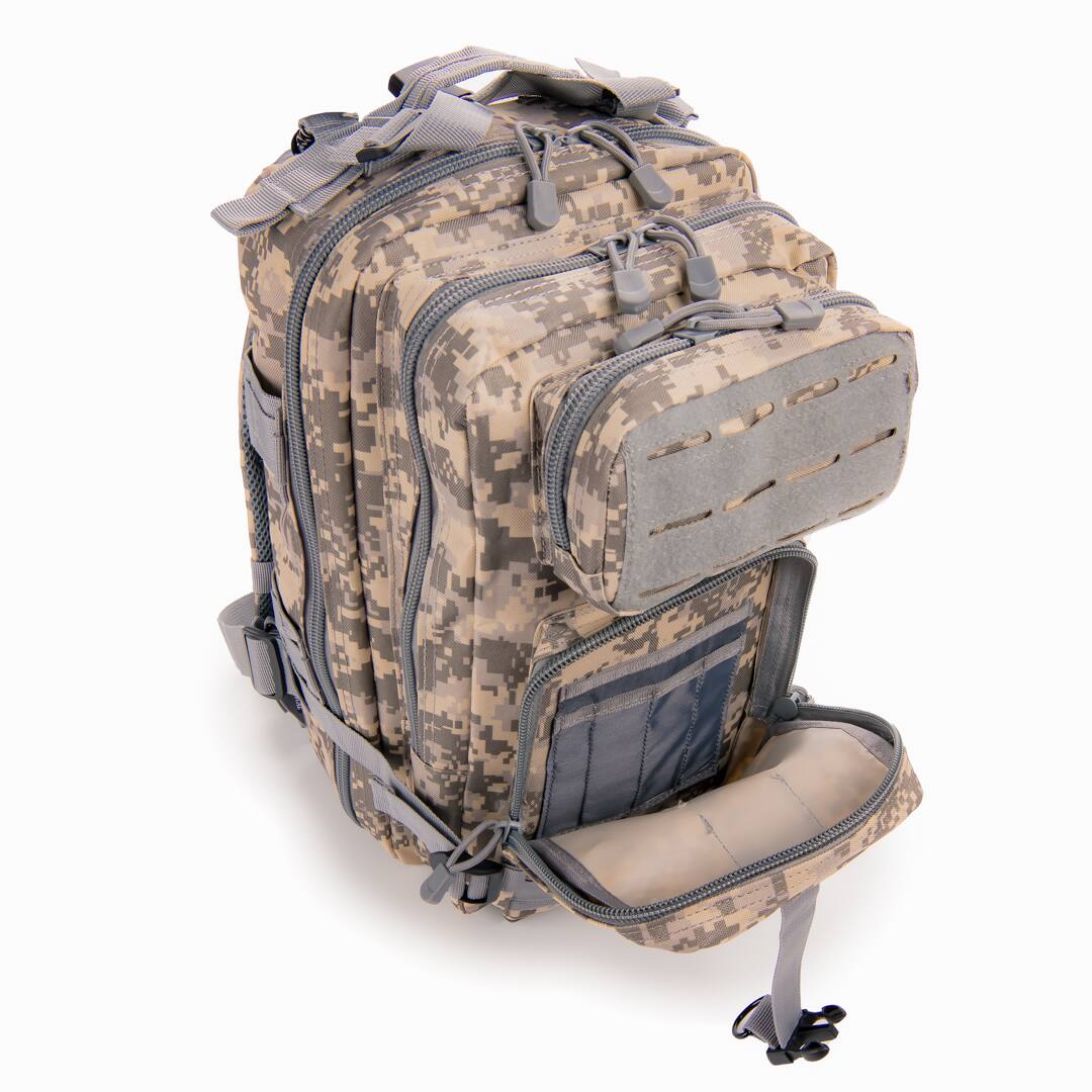 Alt View 6. Rattlesnake Tactical - Rattlesnake Tactical Medium Backpack with Pistol Rentention System, ACU - ACU.