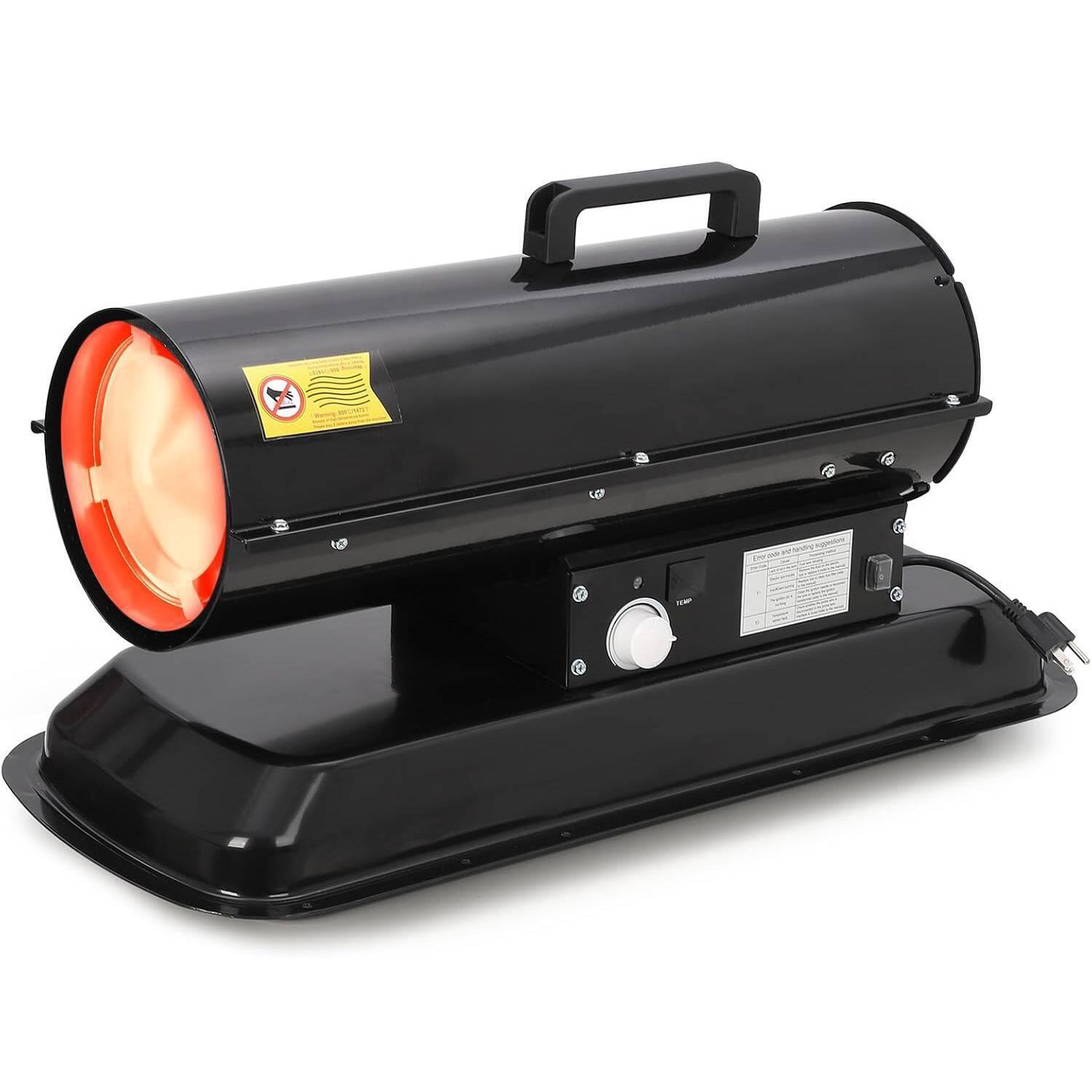 Front. Acekool - Portable 80,000 BTU Forced Air Heater with Thermostat Control, 4.8 gal Tank.