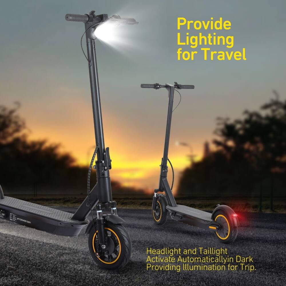 Provide Lighting for Travel

Headlight and Taillight Activate Automatically in Dark Providing Illumination for Trip.
