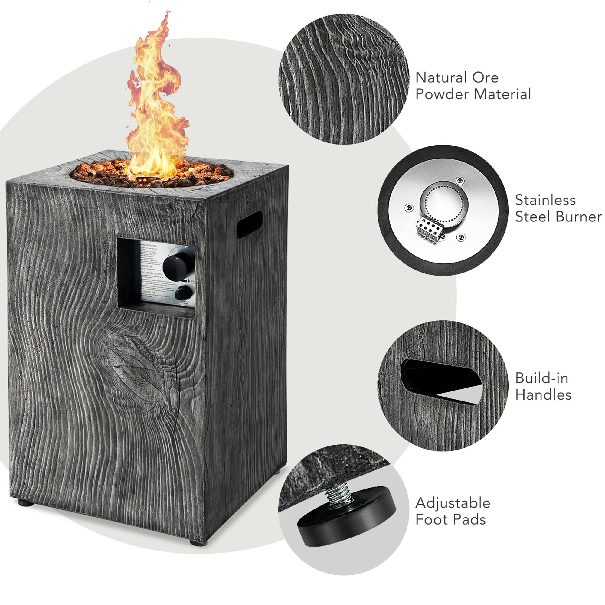 - Natural Ore Powder Material
- Stainless Steel Burner
- Build-in Handles
- Adjustable Foot Pads