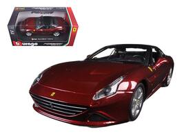 Ferrari California T Closed Top 1/24 Diecast Model Car by Bburago - Burgundy
