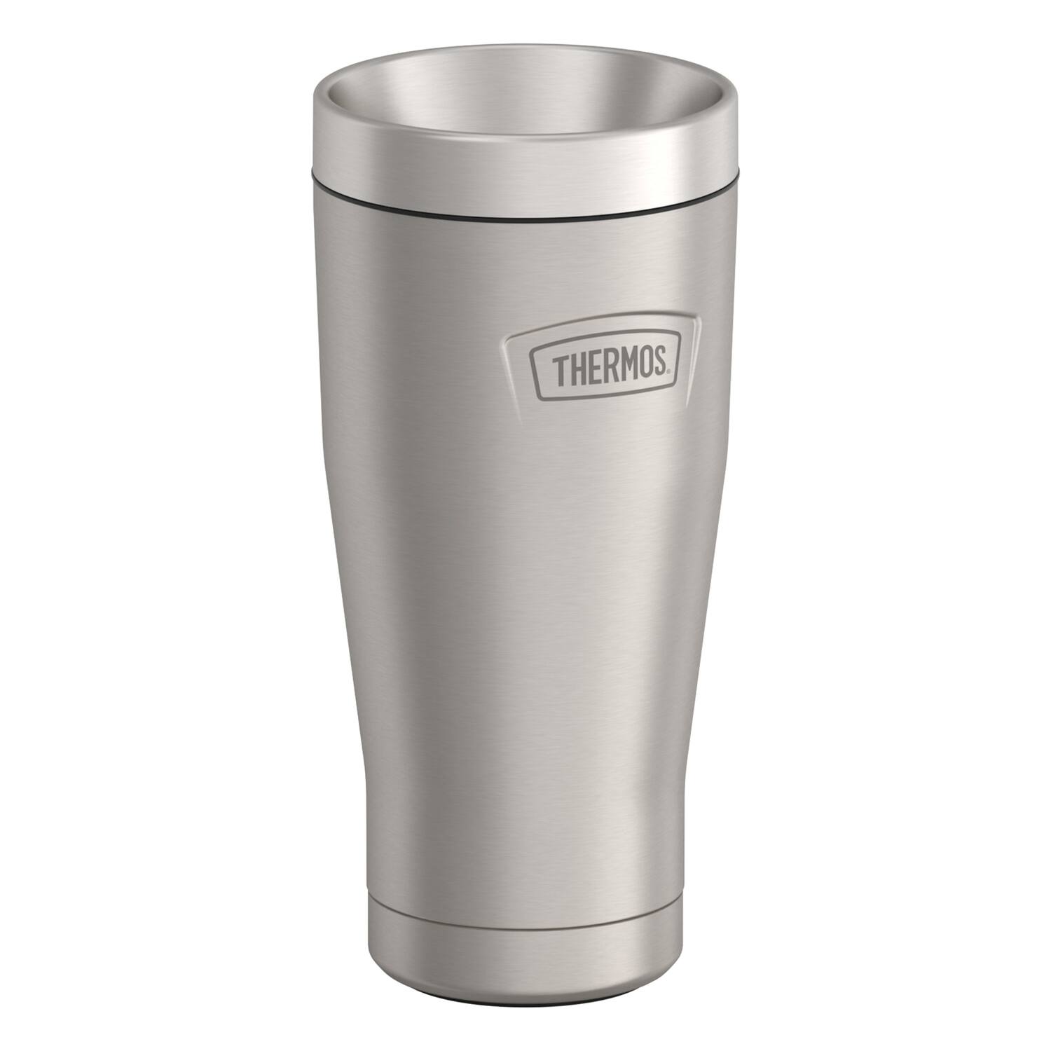 Alt View 3. Thermos - Thermos 16 oz. Icon Stainless Steel Tumbler - Matte Stainless Steel - Matte Stainless Steel.