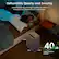 Dehumidify Quietly and Smartly
Automatically adjusts target humidity to match changing room temperature in sleep mode.
N 35 = 19.69" Vorona 12.21" 40 dB 9.02" Quieter Operation at 40 dB