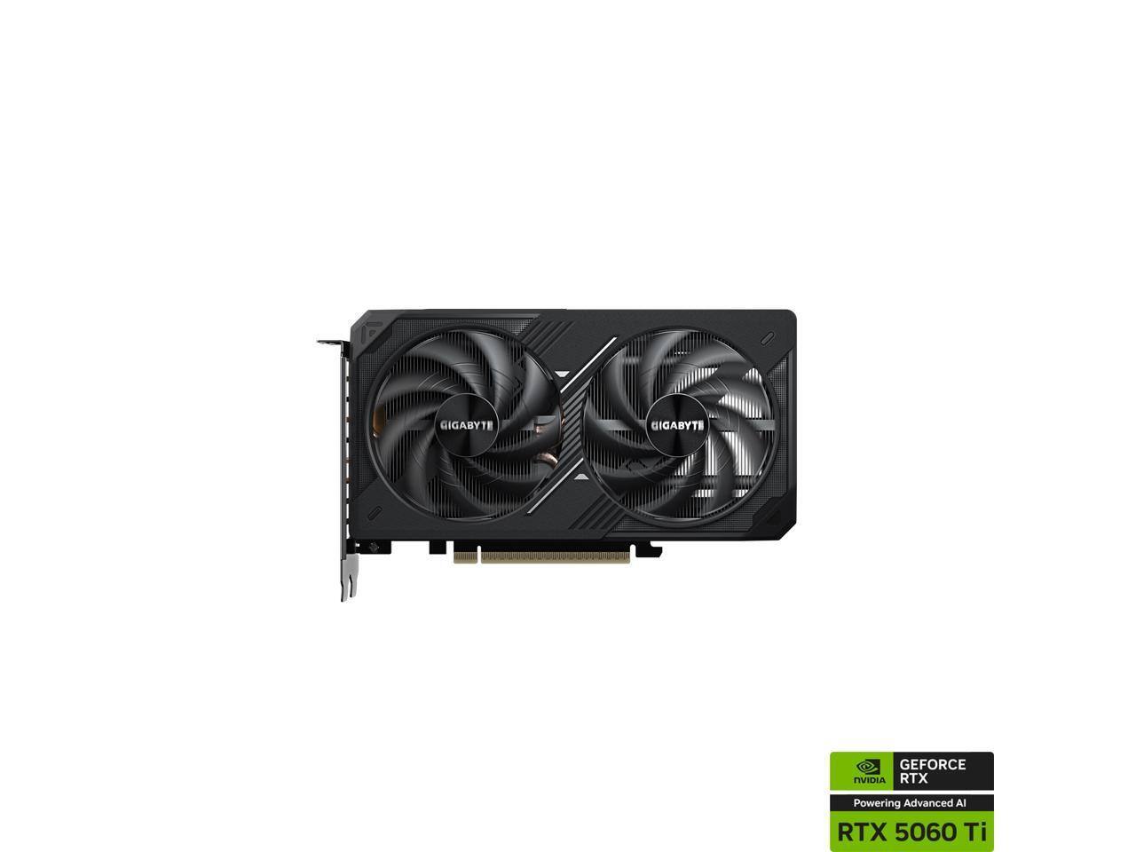 GIGABYTE  
GEFORCE NVIDIA RTX  
Powering Advanced AI RTX 5060 Ti