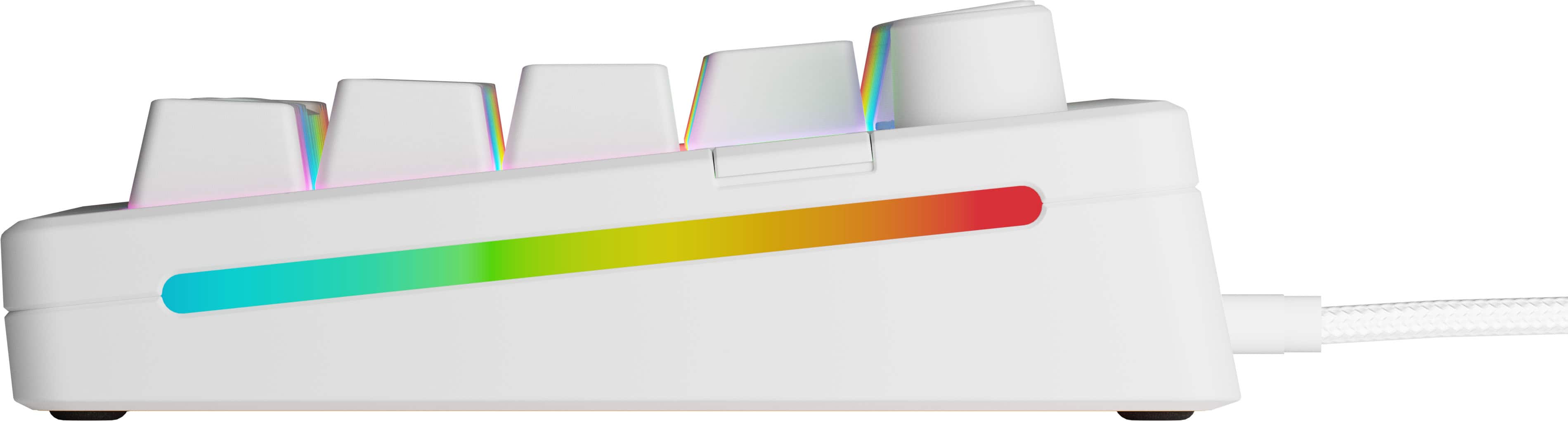 Alt View 18. Glorious - GMMK 3 65% Wired Mechanical Linear Switch Gaming Keyboard with Hot-swappable Switches - White.