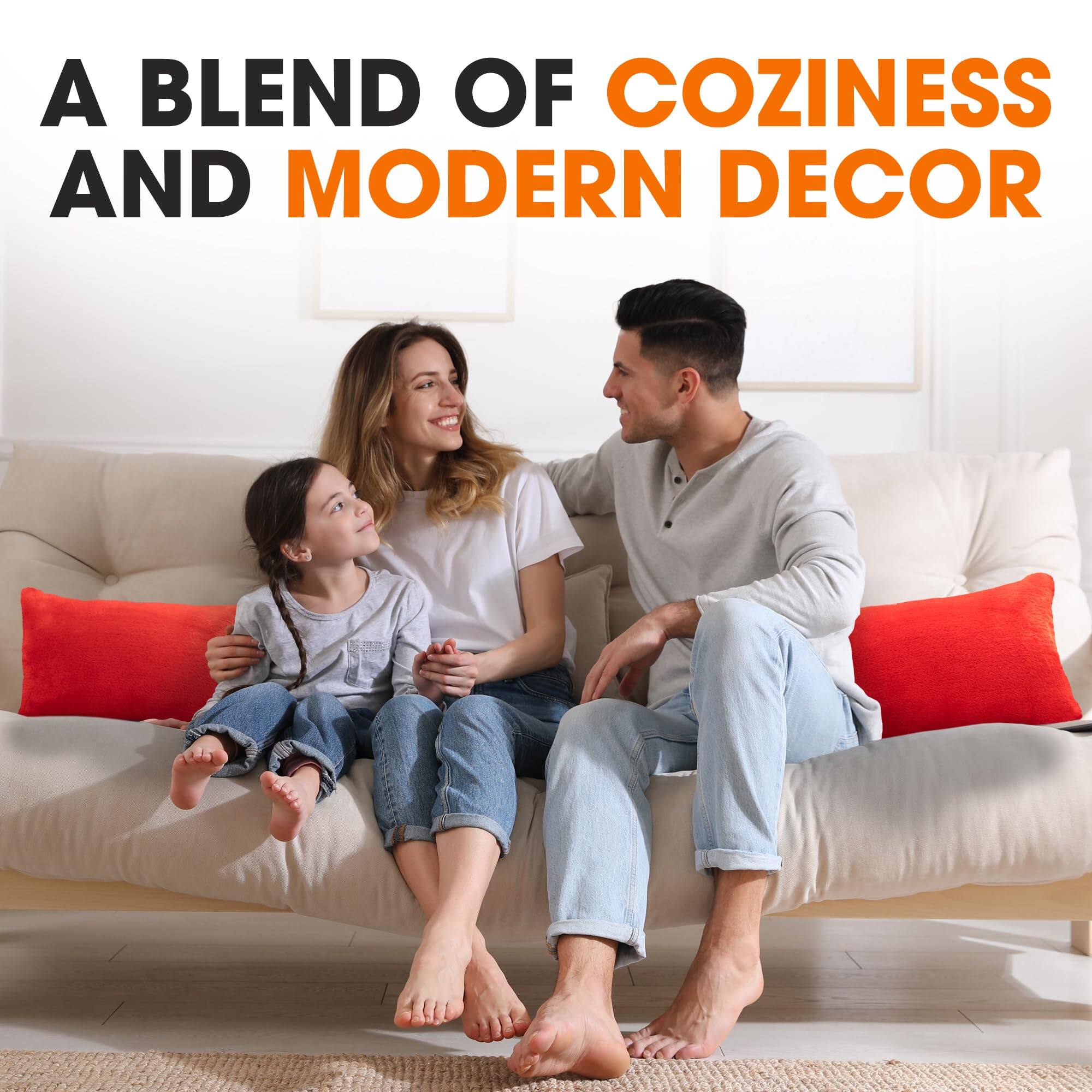 A BLEND OF COZINESS AND MODERN DECOR