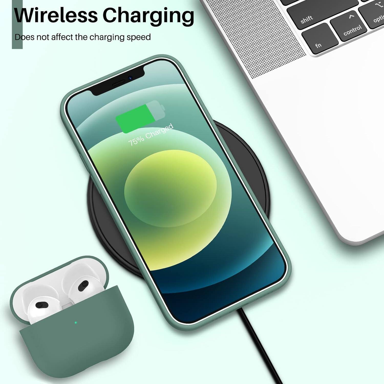 Wireless Charging Does not affect the charging speed 75% Charged