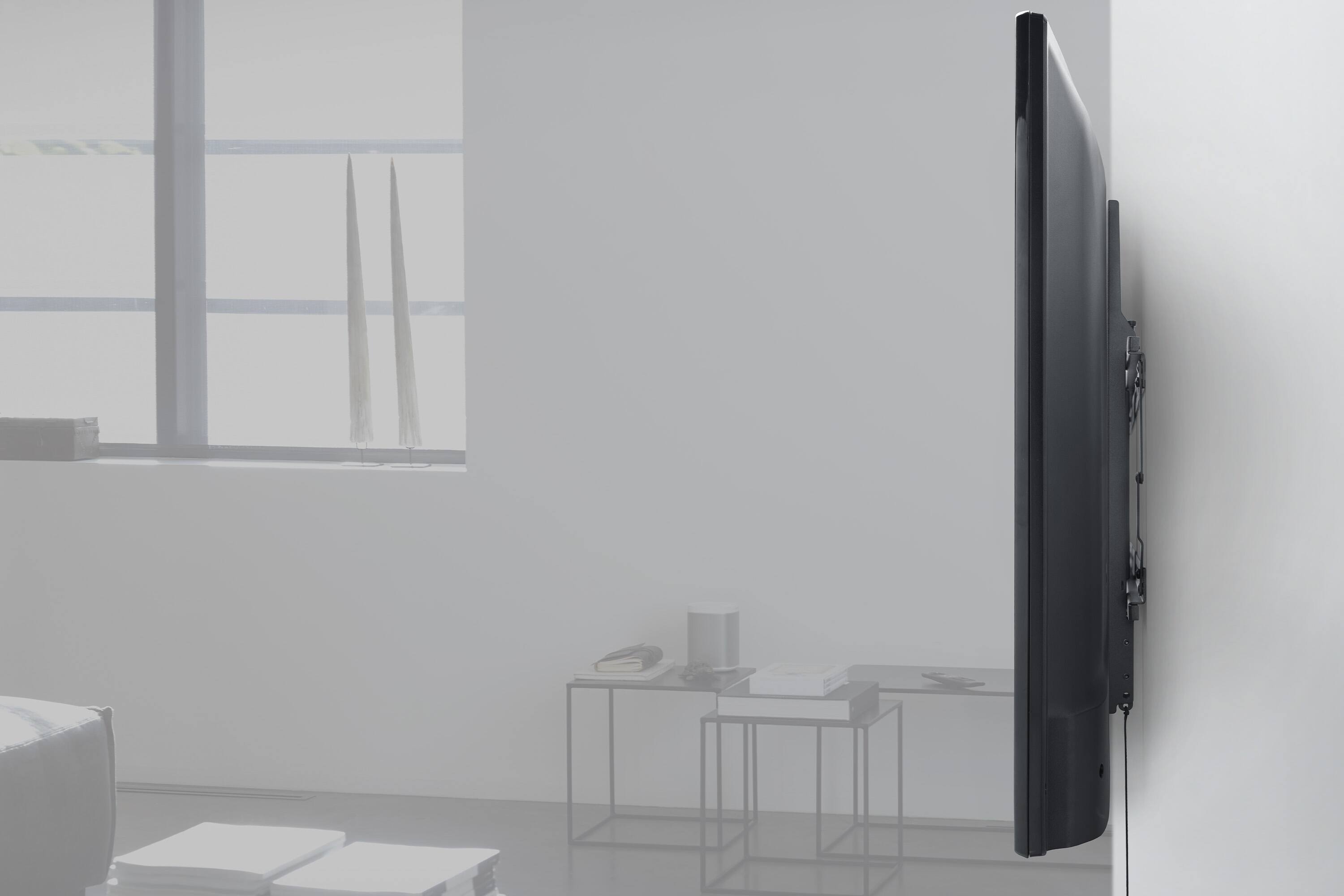 Alt View 3. One for All - TV BRACKET, SOLID FLAT, VESA 600, US - Black.