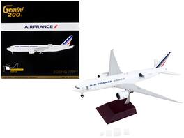 GeminiJets - Boeing 777F Commercial Aircraft Air France Cargo Gemini 200 - Interactive Series 1/200 - White with Striped Tail