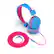Back. JLab - JBuddies Studio On-Ear Kids Wired Headphones - Blue/Pink.