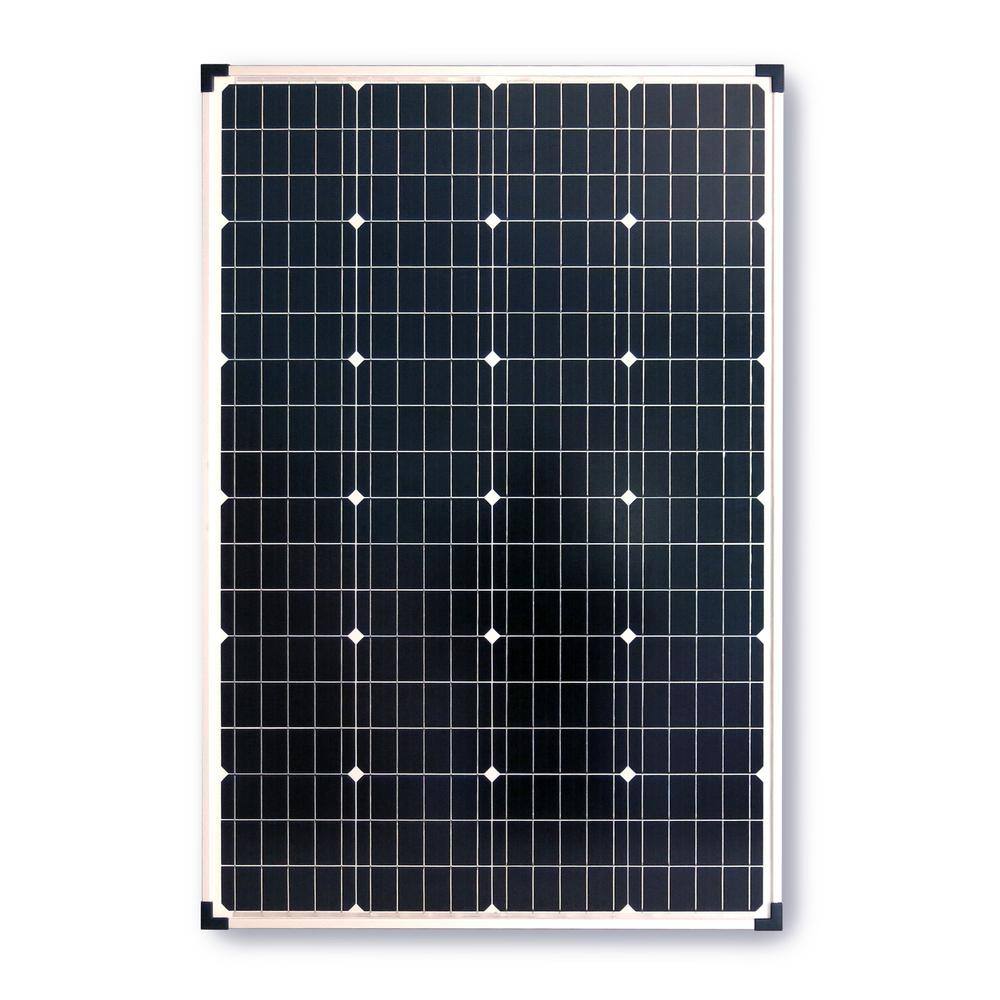 Alt View 2. Nature Power - 110 Watt Solar Panel with 8 Amp Charge Controller.