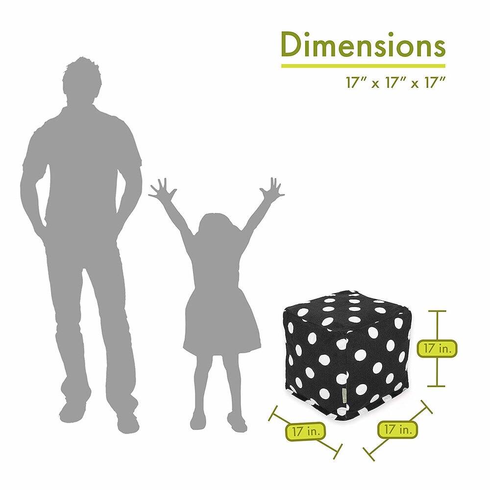 Dimensions: 17" x 17" x 17"  
17 in. x 17 in. x 17 in.