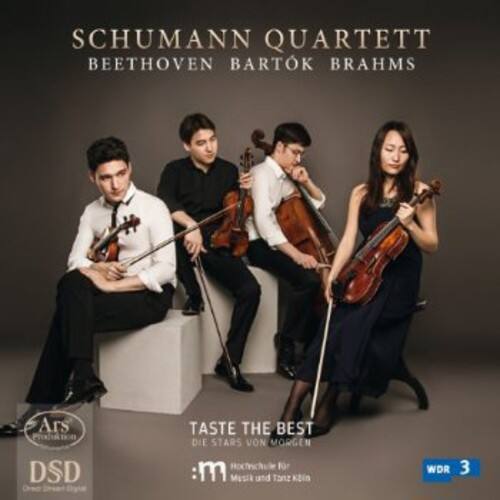 SCHUMANN QUARTETT  
BEETHOVEN BARTOK BRAHMS  

TASTE THE BEST  
DIE STARS VON MORGEN  

Ars PrIation  
DSD  

WDR 3  

Musik Tanz Kin