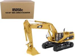 CAT Caterpillar 365B L Series II Hydraulic Excavator with Two Figurines "Core Classics Series" 1/50 by Diecast Masters