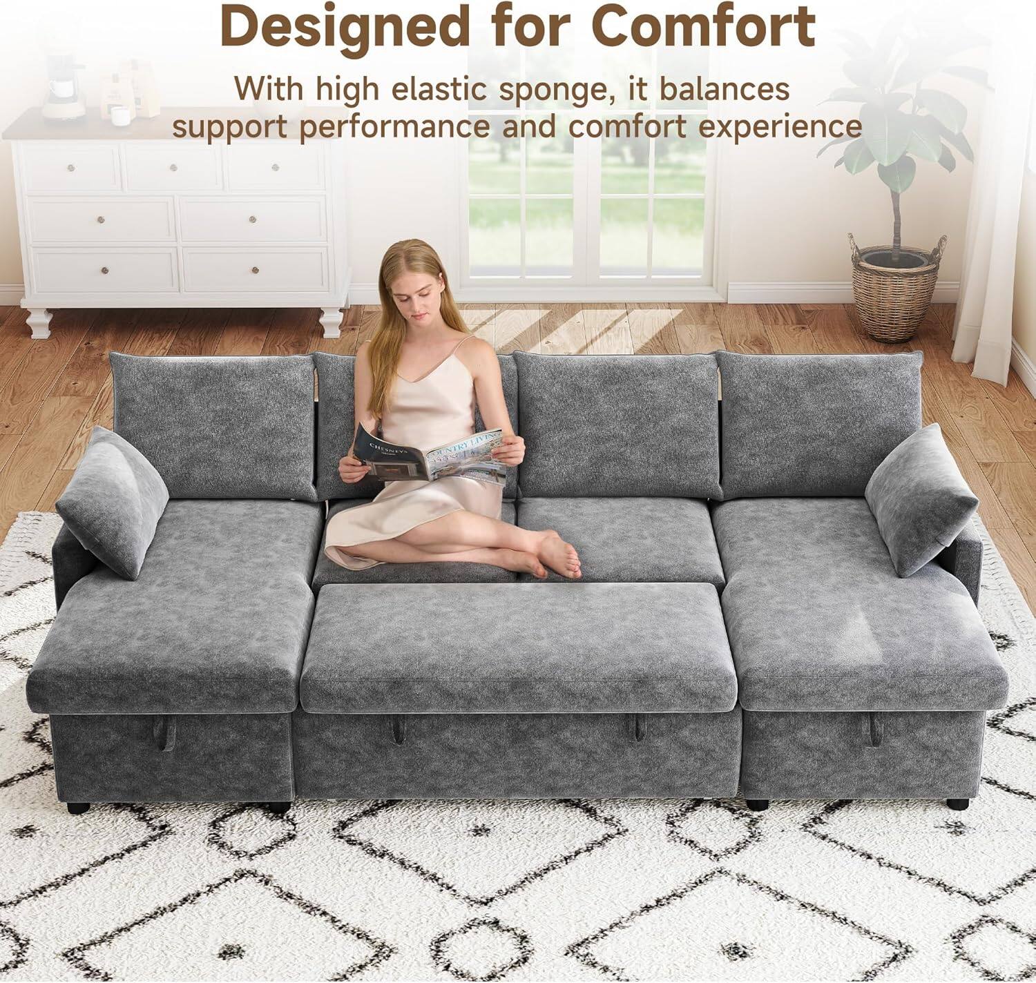 Designed for Comfort

With high elastic sponge, it balances support performance and comfort experience