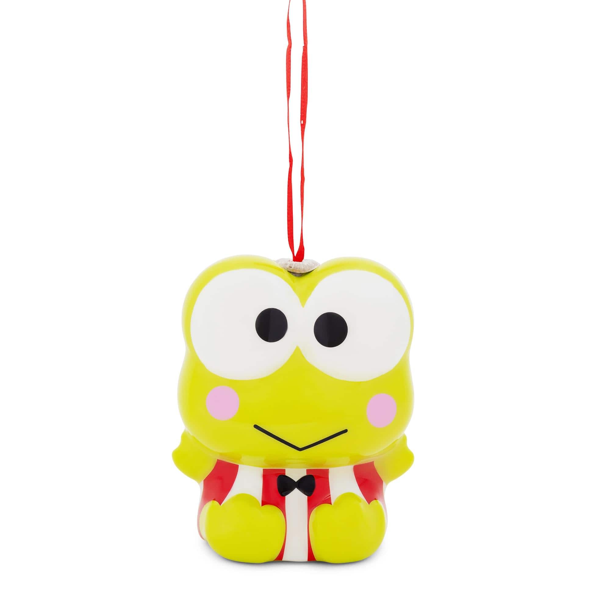 Surreal Entertainment - Sanrio Keroppi 4-Inch Shatterproof Decoupage Ornament - Multi-Color
