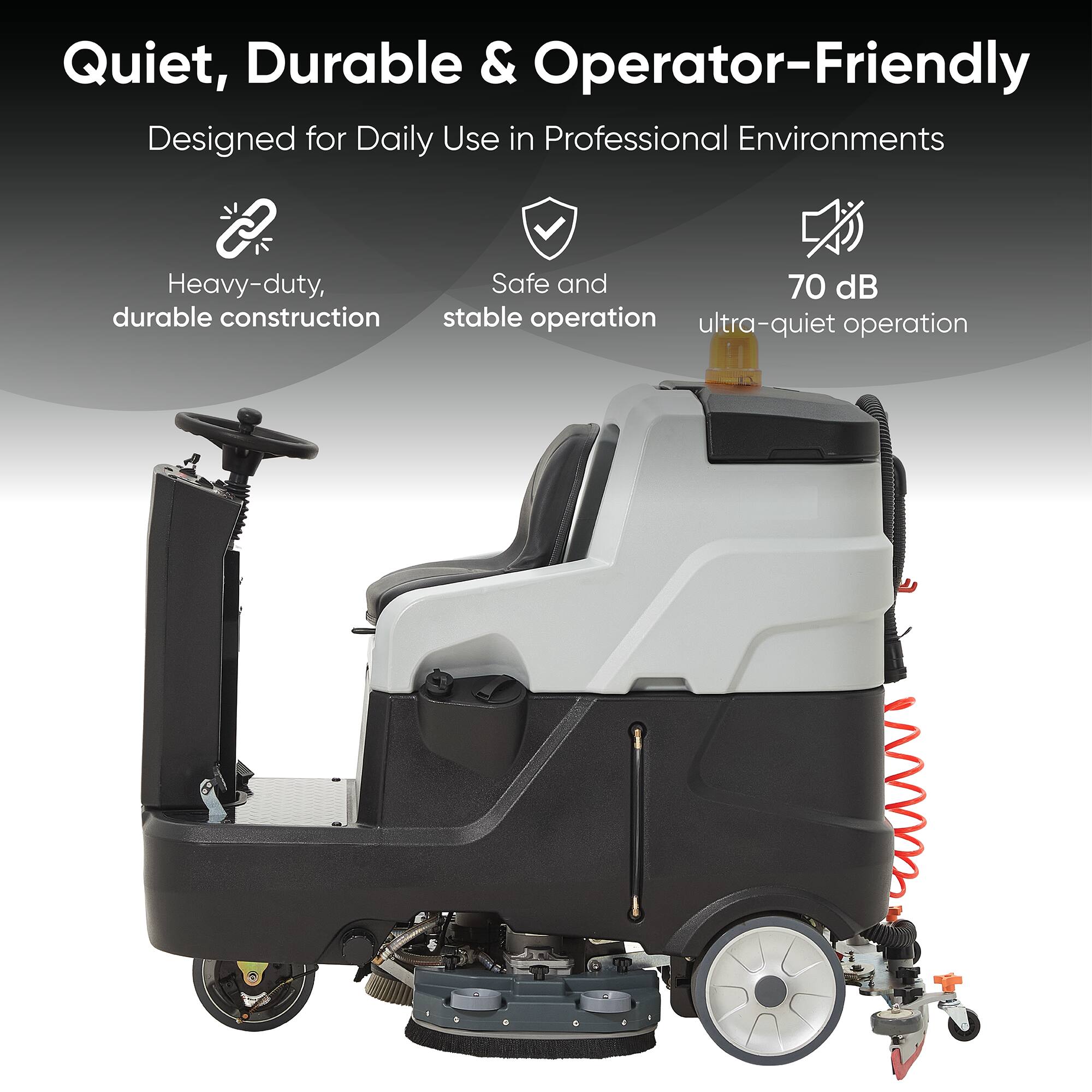 Quiet, Durable & Operator-Friendly  
Designed for Daily Use in Professional Environments  

- Heavy-duty, durable construction  
- Safe and stable operation  
- 70 dB ultra-quiet operation