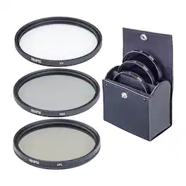 ProOptic - 58mm Digital Essentials Filter Kit, with Ultra Violet (UV), Circular Polarizer and Neutral Density 2 (ND2)