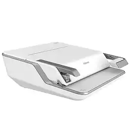Fellowes - Lyra Patented 3-in1 Comb Binding Machine, 30 Sheet Capacity - White/Gray