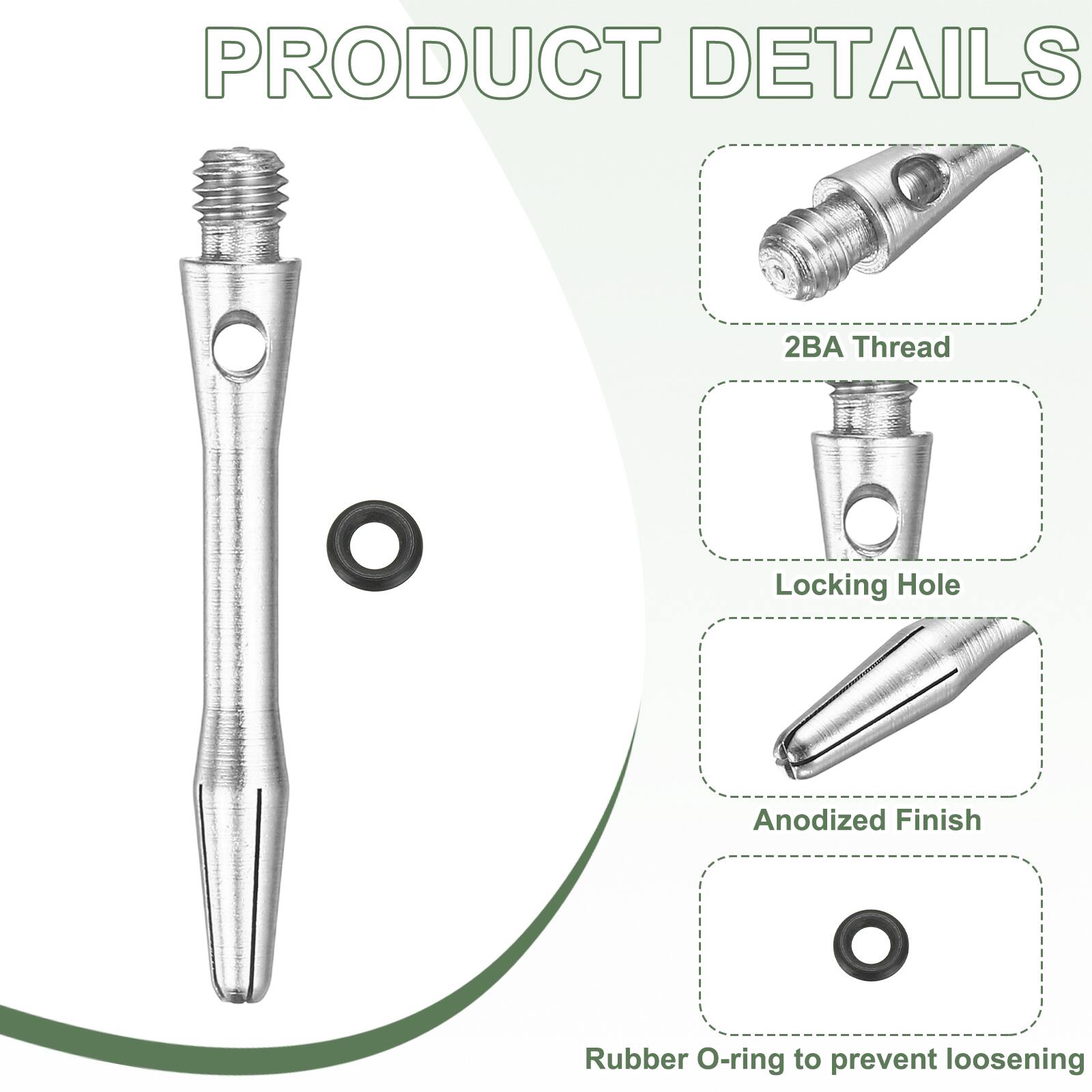 PRODUCT DETAILS

- 2BA Thread
- Locking Hole
- Anodized Finish
- Rubber O-ring to prevent loosening