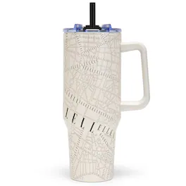 Elle - 40oz Double Walled Insulated Stainless Steel Tumbler - Map It Out