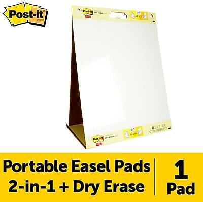 Post-it Brand  
Portable Easel Pads  
1 2-in-1 + Dry Erase Pad