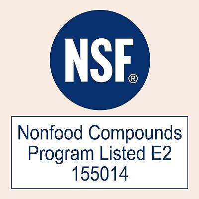 NSF  
Nonfood Compounds Program Listed E2 155014