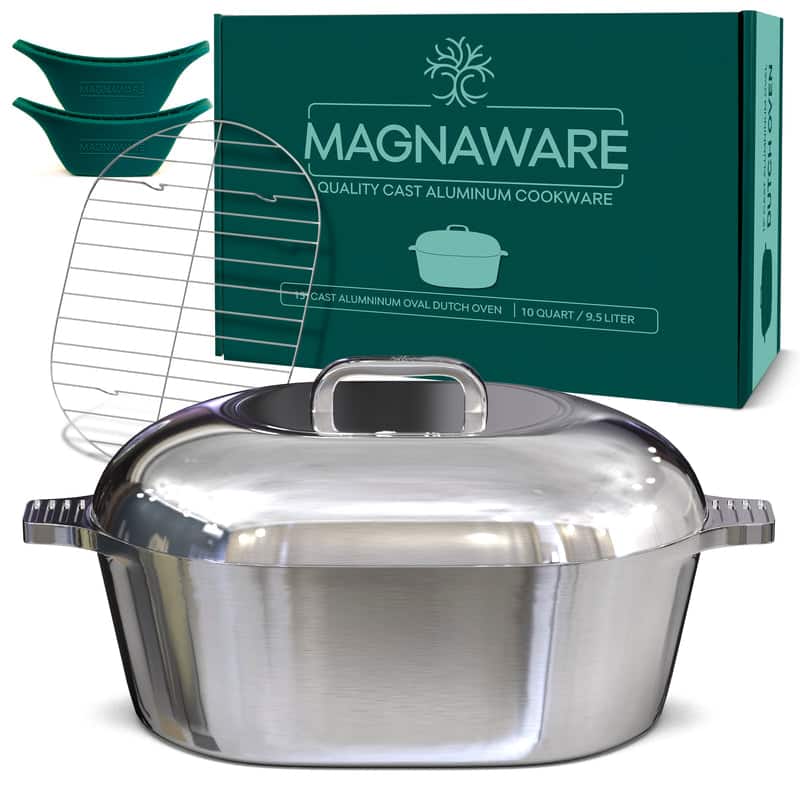 Magnaware - Oval Dutch Oven with Lid - 10 Quart (15 Inch) - Aluminum price history on PriceWatchPro