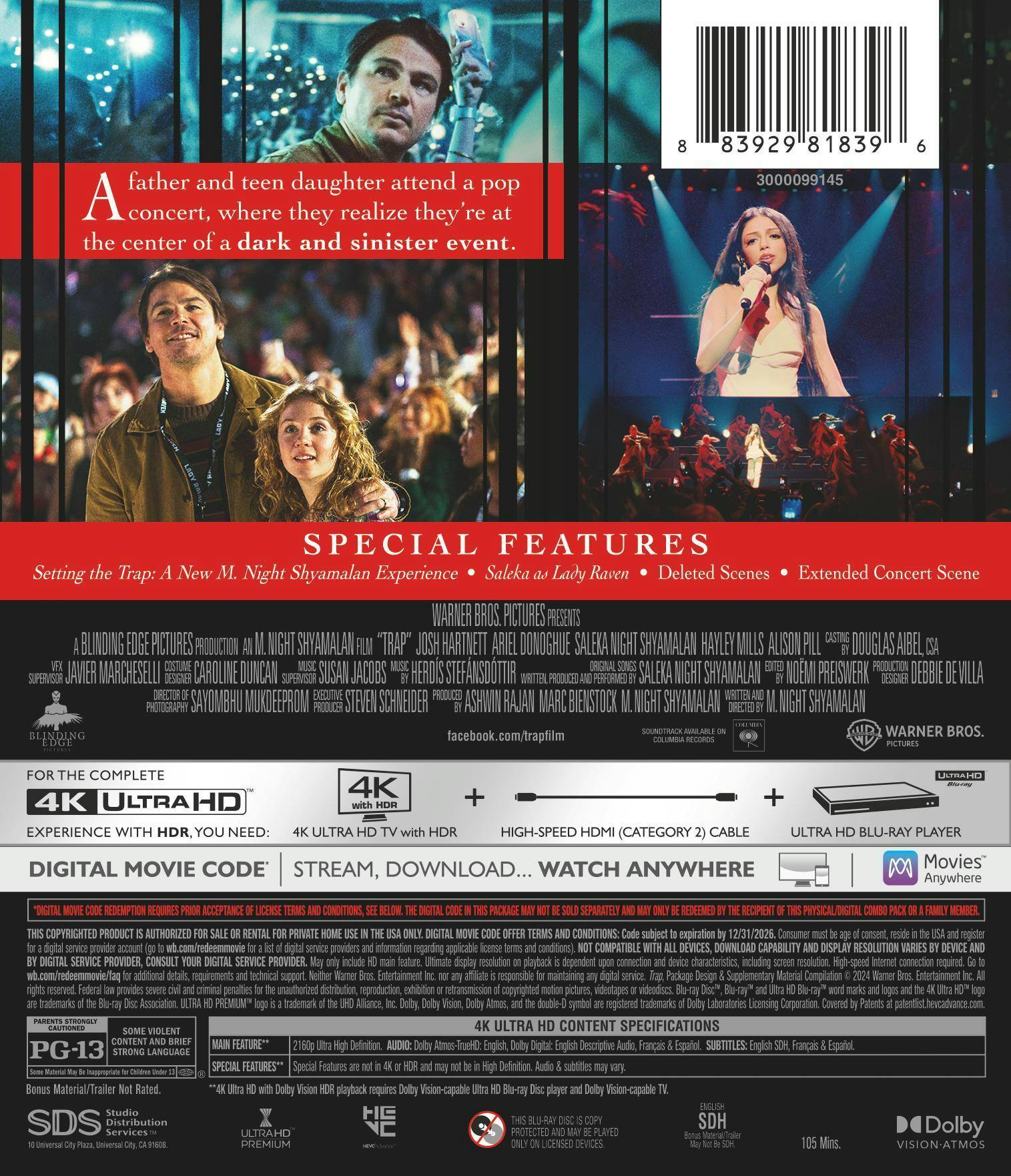 Back. Trap (4K Ultra HD) [UHD].