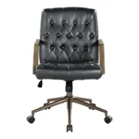 OSP Home Furnishings - Waltham Office Chair - Black - Front_Zoom