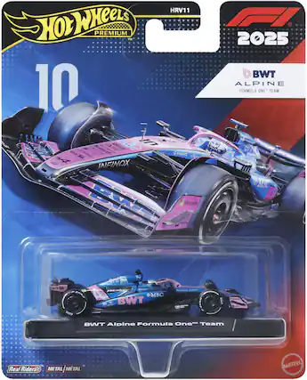 Hot Wheels Premium
10
S50S
BWT Alpine Formula One Team
HRV11
2025
BWT
Alpine Formula One Team
Real Riders: METAL | METAL | METAL | METAL
MATTEL